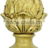 Home Decoration Maple Artichoke Curtain Finials Curtain Accessories For Wooden Curtain Rods Wholesale thumbnail-1