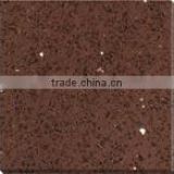 NEW ARRIVEL Wholesale brown Quartz stone for Kitchen Worktops countertops