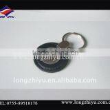 Custom Design Badge Holder Leather Key Ring