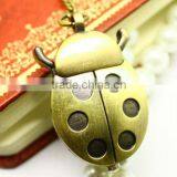 Factory price beatle shape kids pocket watch