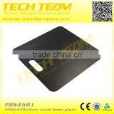 Square Pipe Drape Black Coating Base Plate 450*450*5mm(1.5ft*1.5ft)