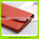 16898 RFID Blocking Genuine Leather Bright-coloured Fashion Design Lady Wallet thumbnail-2