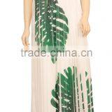 2015 Spring Fashion Designer Ladies Skirts Chiffon Pleated Girls Maxi Skirts thumbnail-3