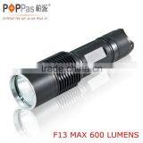 F13:T6 10w High Powerful Reflector Rechargeable Led Flashlight thumbnail-1