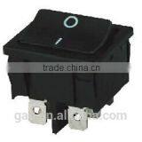 CNGAD 6A 6pins Black Wide On-off Rocker Switch (waterproof 250V Rocker Switch,mini Boat Switch)(KCD5-201)