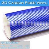 Air Free 30 Meters Twill Texture 2D Black Gloss Vehicle Wrap Carbon Fiber Sale thumbnail-4