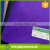 Purple Discount breathable nonwoven fabric & cloth non-woven interlining bedding cover