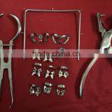 Dental Dentist Basic Rubber Dam Kit Dental Surgical Instruments Set 13 Pcs