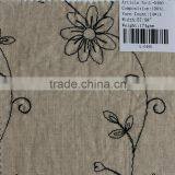14*14 Embroidered Pure Linen Fabric