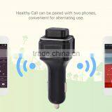 Bluetooth Car Kit Super Mini Bluetooth Earphone Headset WIth 5V 2.4A USB Car Charger thumbnail-6