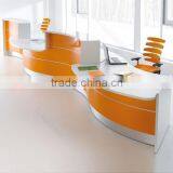 Orange Reception Desk, Orange Computer Desk