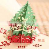 3D Laser Cut Greeting Card -- Christmas Tree thumbnail-2