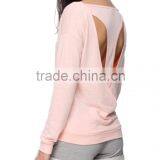 2016 OEM Women's Cotton Spandex Long Sleeve t Shirt thumbnail-2
