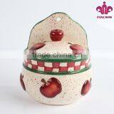 Salt Sugar Coffee Jar Tea Sugar Coffee Ceramic Storage Jar With Spoon thumbnail-1