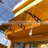 Customised Modular Aluminum Composite Awnings Cover With Plastic Awning Bracket 1.5m for Garage Door and Shop