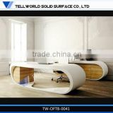 Tell World New design oval executive office desk
