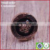 Custom Engraved Brass Sport Made Metal Buttons for Shirt Jean thumbnail-4