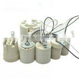 Porcelain Ceramics E27 Light Bulb Lamp Socket Base Holder thumbnail-6