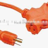 5-15P TO 5-15R WAY GROUNDED TRIPLE OUTLET EXTENSION CORD thumbnail-1