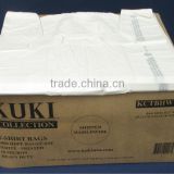Kuki Collection T-Shirt Bags - 18 Micron, White
