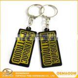 Zhongshan Promotional Craft Manufacturer Cheap Custom Metal Plated Key Ring Soft Cartoon Rubber Keychain Manufacturers thumbnail-2