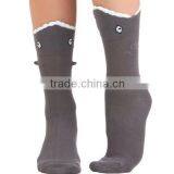 Wholesale Custom Made Logo Design Crazy Shark Socks thumbnail-1