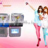Mini Speaker Support TF/U Disk/MP3 Format/ FM Radio FM Radio With Double Antenna in Stock thumbnail-1