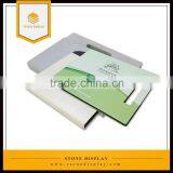 Durable Stone Cardboard Display Book/folder With Handle/cover Page Design