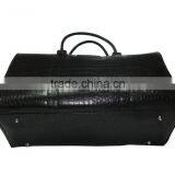 2016 New Good Quality Custom High Capacity Occidental PU PVC Leather Travel Bag With for Men thumbnail-3