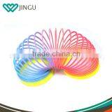 Hot Toys for Christmas Plastic Rocking Toys for Kids Kids Spring Toys Neon Color Rainbow Circle Spring thumbnail-3