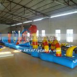 air tight inflatable shark water slide