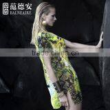 Balneaire Queen Summer 2016 Sexy Leopard Ptint T-shirt Design Beach Cover Ups thumbnail-4