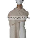 Women Winter Floral Knit Pure Cashmere Scarves