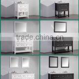 Custom Modern Bathroom Vanity With Wooden Shelf Chinese Wholesale