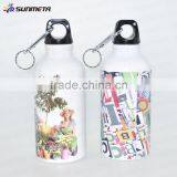 Sublimation Wholesale Aluminum Water Bottle 400ML White/Sliver (LH-12) thumbnail-2
