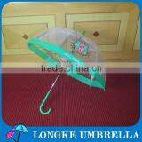 24" Straight Transparent Clear Auto Open Customized Umbrella