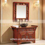WTS-8511 40'' Discount Customize Chinese Style Counter Wash Basin Wooden Cabinet thumbnail-3