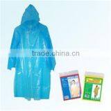 Promotion Waterproof Cheap Disposable PE Raincoat thumbnail-1