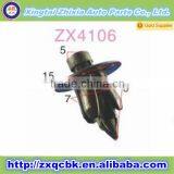 100 Pcs Car Plastic Rivets Fender Fasteners Clip Black Made in China