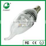 3W LED Candle Light E26/E27/E14 From China Manufacture
