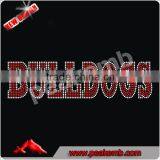 Beautiful Crystal Bulldogs Rhinestone Transfers Wholesale in China for t Shirts thumbnail-1