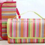 Oxford Cloth Striped Printed Folding Picnic Blanket thumbnail-3