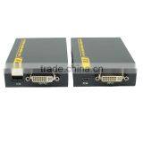 Newest 60M DVI KVM Extender Over Cat5e/6 With Mini USB Cable With 1080P thumbnail-4
