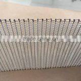 Stainless steel wire conveyor belt for aggregate or food