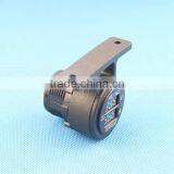 High Quality 5V~30V Car Dual Port Digital Voltmeter And Ammeter Socket With Bracket One Hole Panel thumbnail-2