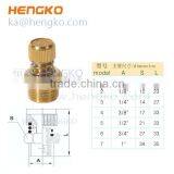 Precision Sintered Copper Gas Silencer Quiet Control Filter Muffler thumbnail-3