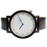 Your Logo Brand Genuine Leather Thin Case Wooden Watches thumbnail-4