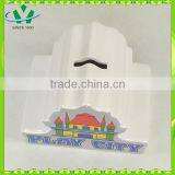 Ceramic Piggy Bank Counting Money Castle House thumbnail-3