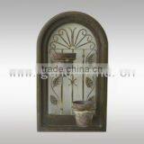 2014 New Items Antique Wood-like Frame With Flower Pot thumbnail-1