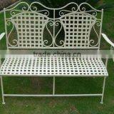 Royal Antique White Garden Bench thumbnail-1